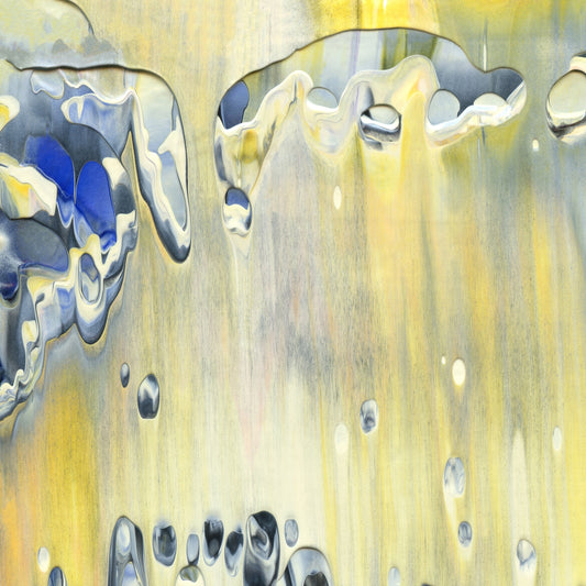 Fiberglass Desert A3 is an abstract oil-on-canvas artwork, a fractal of its parent painting Fiberglass Desert created by Anna Judd for the Scales Collection.