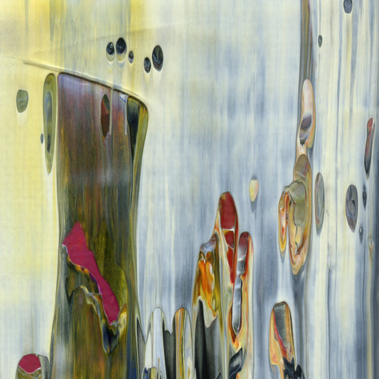 Fiberglass Desert D4 is an abstract oil-on-canvas artwork, a fractal of its parent painting Fiberglass Desert created by Anna Judd for the Scales Collection.