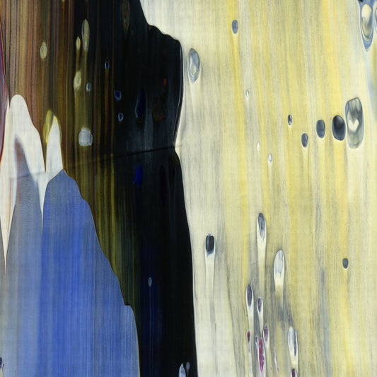 Fiberglass Desert E2 is an abstract oil-on-canvas artwork, a fractal of its parent painting Fiberglass Desert created by Anna Judd for the Scales Collection.