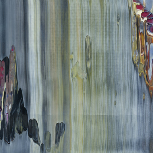 Fiberglass Desert F1 is an abstract oil-on-canvas artwork, a fractal of its parent painting Fiberglass Desert created by Anna Judd for the Scales Collection.