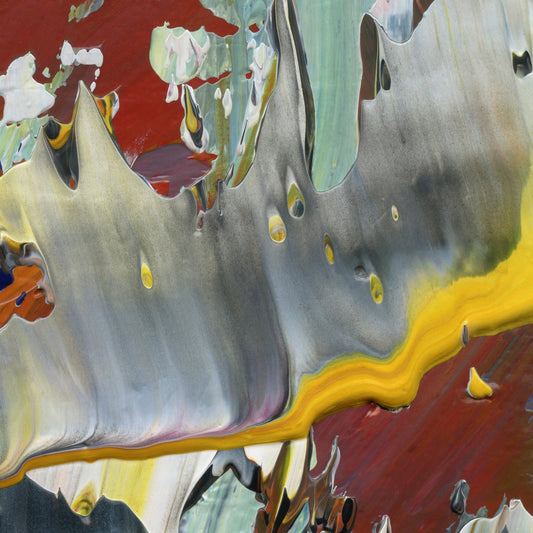 Fishiyima's Broken Cup C3 is an abstract oil-on-canvas artwork, a fractal of its parent painting Fishiyima's Broken Cup created by Anna Judd for the Scales Collection.