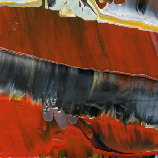 Fishiyima's Broken Cup E2 is an abstract oil-on-canvas artwork, a fractal of its parent painting Fishiyima's Broken Cup created by Anna Judd for the Scales Collection.