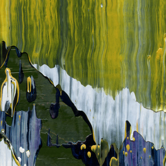 Foraging for Hemlock D2 is an abstract oil-on-canvas artwork, a fractal of its parent painting Foraging for Hemlock created by Anna Judd for the Scales Collection.