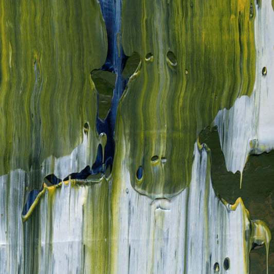 Foraging for Hemlock D4 is an abstract oil-on-canvas artwork, a fractal of its parent painting Foraging for Hemlock created by Anna Judd for the Scales Collection.