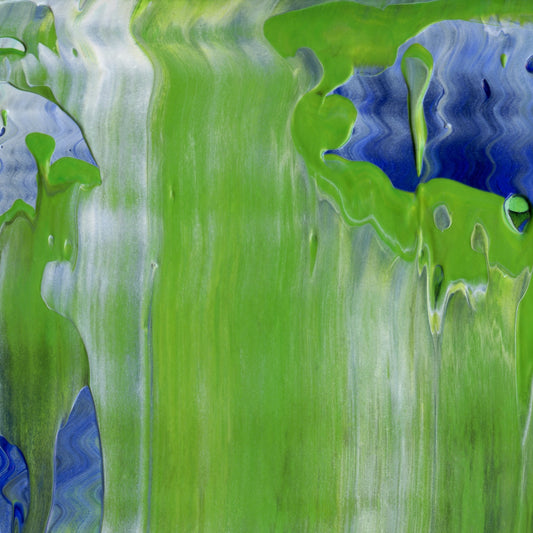 Freakish Genius A2 is an abstract oil-on-canvas artwork, a fractal of its parent painting Freakish Genius created by Anna Judd for the Scales Collection.