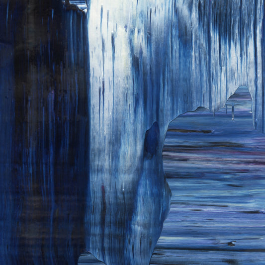 Freud's Shadow According To Jung B1 is an abstract oil-on-canvas artwork, a fractal of its parent painting Freud's Shadow According To Jung created by Anna Judd for the Scales Collection.