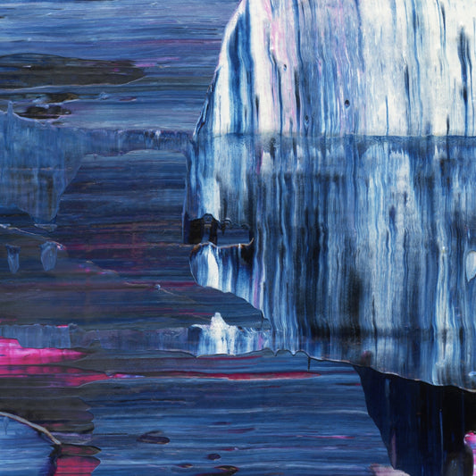 Freud's Shadow According To Jung C2 is an abstract oil-on-canvas artwork, a fractal of its parent painting Freud's Shadow According To Jung created by Anna Judd for the Scales Collection.