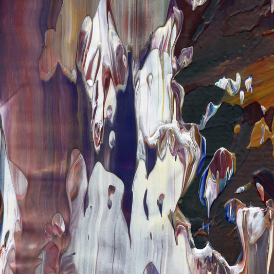 Fugue State C2 is an abstract oil-on-canvas artwork, a fractal of its parent painting Fugue State created by Anna Judd for the Scales Collection.