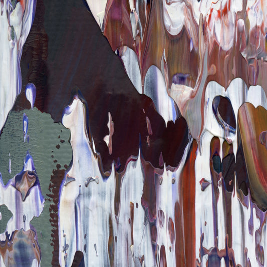 Fugue State D1 is an abstract oil-on-canvas artwork, a fractal of its parent painting Fugue State created by Anna Judd for the Scales Collection.
