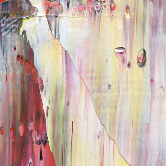 Full Hips Soft Lips A3 is an abstract oil-on-canvas artwork, a fractal of its parent painting Full Hips Soft Lips created by Anna Judd for the Scales Collection.