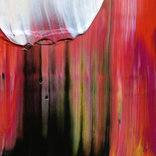Full Hips Soft Lips D4 is an abstract oil-on-canvas artwork, a fractal of its parent painting Full Hips Soft Lips created by Anna Judd for the Scales Collection.