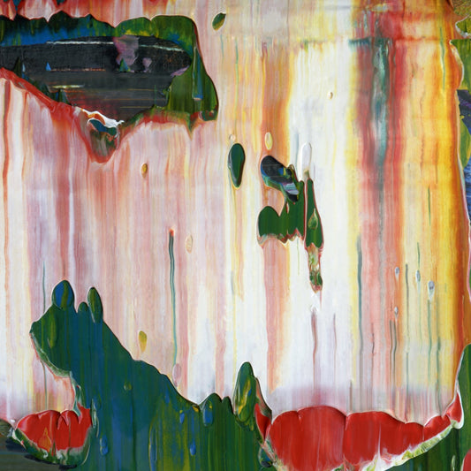 Gatsby's Lament A5 is an abstract oil-on-canvas artwork, a fractal of its parent painting Gatsby's Lament created by Anna Judd for the Scales Collection.
