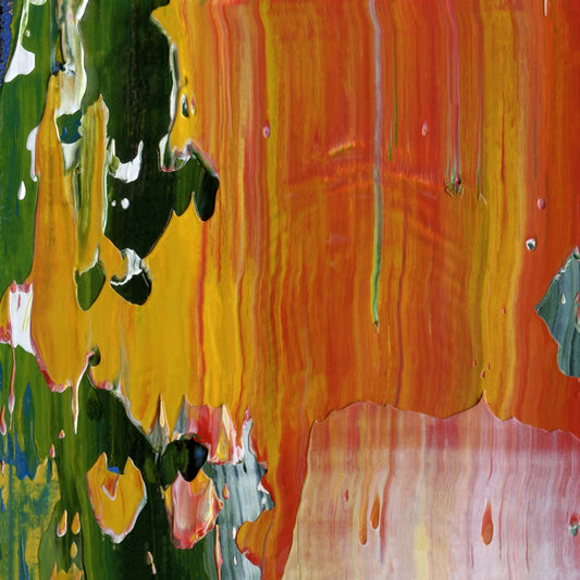 Gatsby's Lament B1 is an abstract oil-on-canvas artwork, a fractal of its parent painting Gatsby's Lament created by Anna Judd for the Scales Collection.