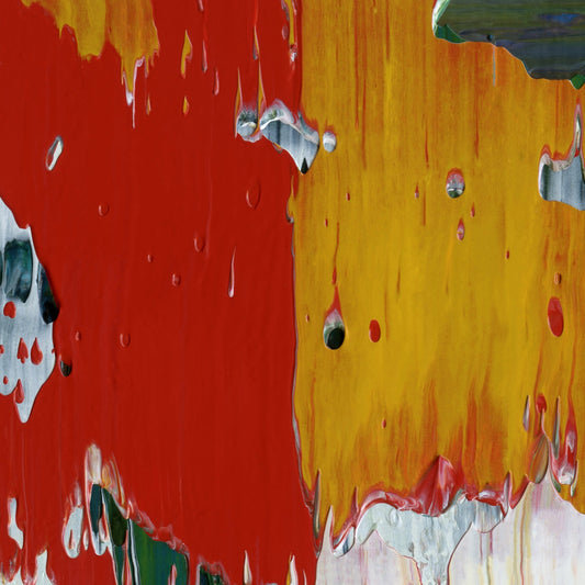 Gatsby's Lament B4 is an abstract oil-on-canvas artwork, a fractal of its parent painting Gatsby's Lament created by Anna Judd for the Scales Collection.