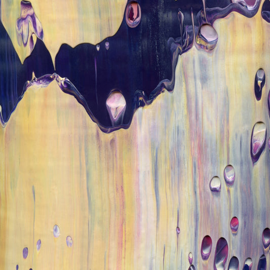 Gimme Right Meow B1 is an abstract oil-on-canvas artwork, a fractal of its parent painting Gimme Right Meow created by Anna Judd for the Scales Collection.