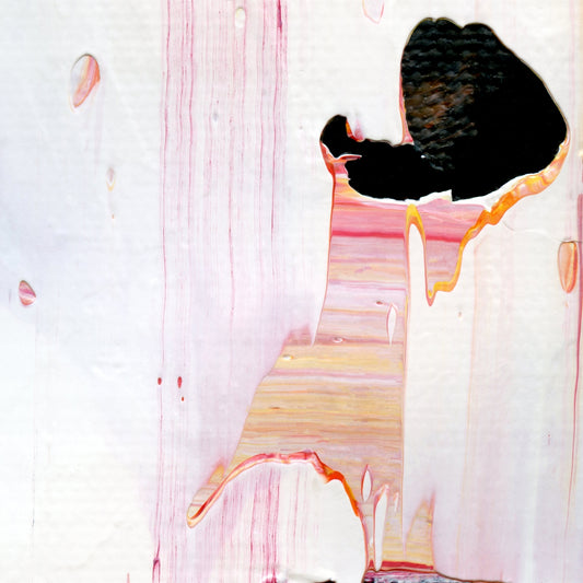 Glamorous Chains B4 is an abstract oil-on-canvas artwork, a fractal of its parent painting Glamorous Chains created by Anna Judd for the Scales Collection.