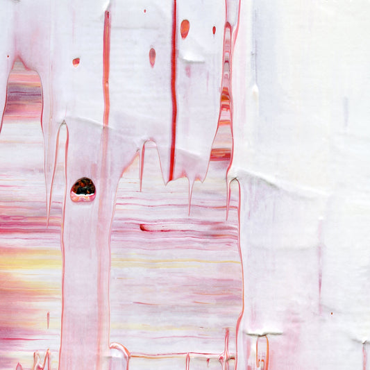 Glamorous Chains C2 is an abstract oil-on-canvas artwork, a fractal of its parent painting Glamorous Chains created by Anna Judd for the Scales Collection.