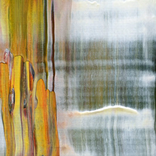 Golden Rule Rhapsody C4 is an abstract oil-on-canvas artwork, a fractal of its parent painting Golden Rule Rhapsody created by Anna Judd for the Scales Collection.