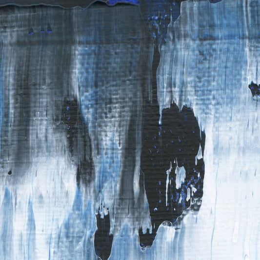 Grasping Emptiness B2 is an abstract oil-on-canvas artwork, a fractal of its parent painting Grasping Emptiness created by Anna Judd for the Scales Collection.
