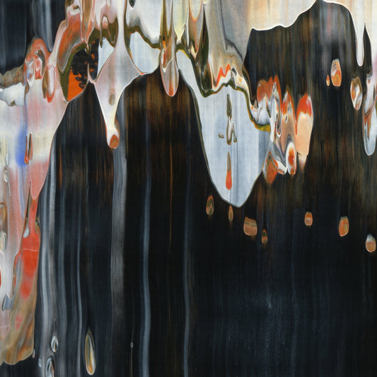 Guerilla In The Mist C1 is an abstract oil-on-canvas artwork, a fractal of its parent painting Guerilla In The Mist created by Anna Judd for the Scales Collection.
