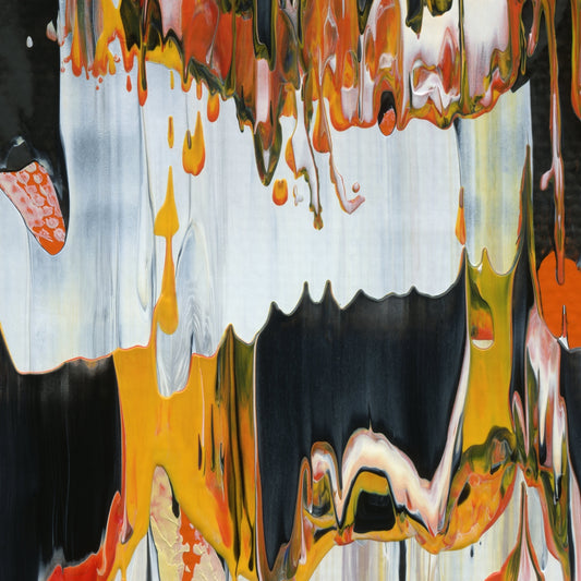 Guerilla In The Mist C3 is an abstract oil-on-canvas artwork, a fractal of its parent painting Guerilla In The Mist created by Anna Judd for the Scales Collection.