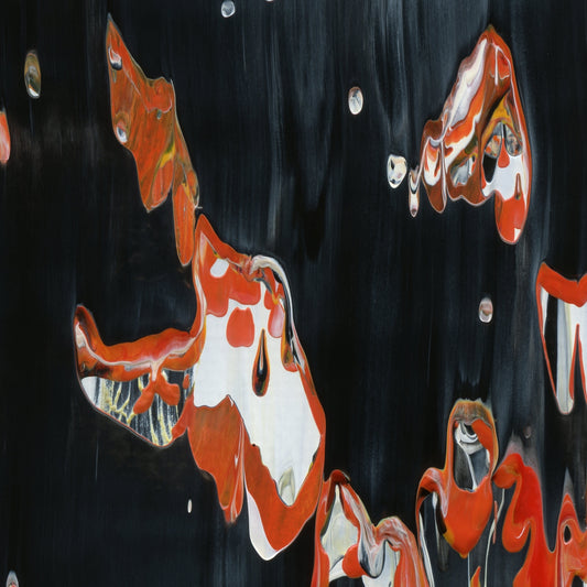 Guerilla In The Mist D2 is an abstract oil-on-canvas artwork, a fractal of its parent painting Guerilla In The Mist created by Anna Judd for the Scales Collection.