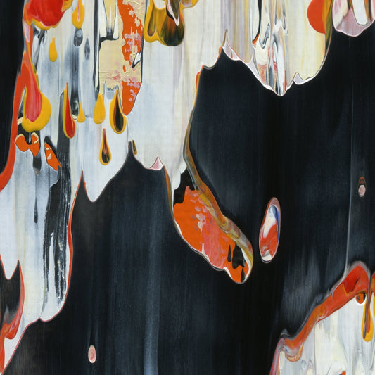 Guerilla In The Mist D3 is an abstract oil-on-canvas artwork, a fractal of its parent painting Guerilla In The Mist created by Anna Judd for the Scales Collection.