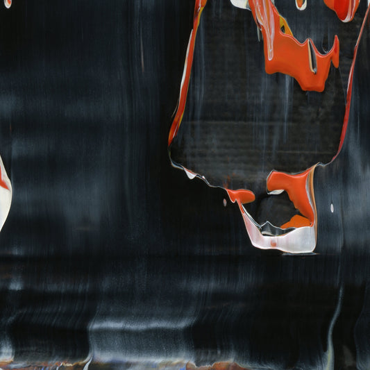 Guerilla In The Mist E2 is an abstract oil-on-canvas artwork, a fractal of its parent painting Guerilla In The Mist created by Anna Judd for the Scales Collection.