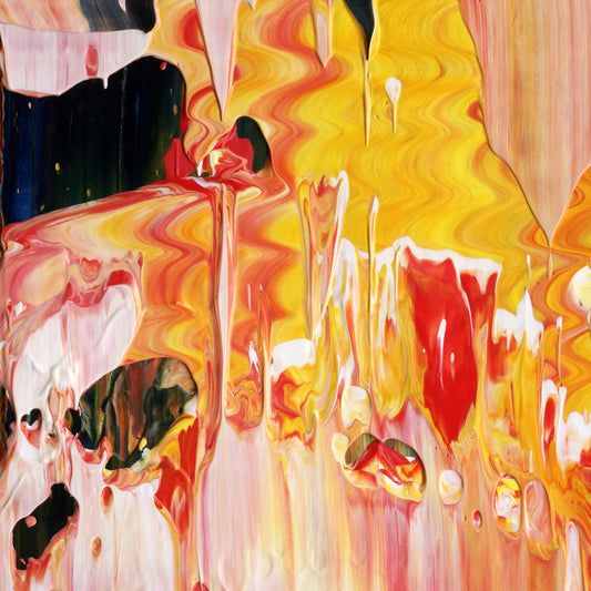 Heist in Casablanca C1 is an abstract oil-on-canvas artwork, a fractal of its parent painting Heist in Casablanca created by Anna Judd for the Scales Collection.