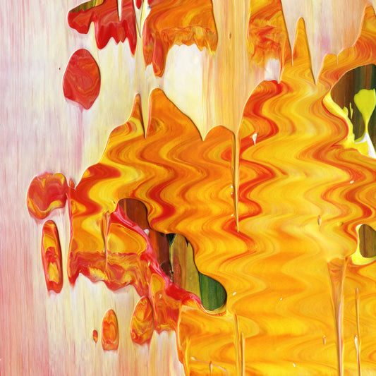 Heist in Casablanca C3 is an abstract oil-on-canvas artwork, a fractal of its parent painting Heist in Casablanca created by Anna Judd for the Scales Collection.