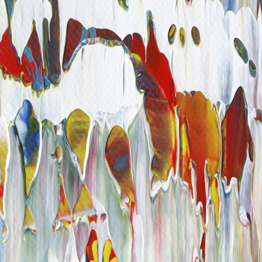 Hold My Trident C3 is an abstract oil-on-canvas artwork, a fractal of its parent painting Hold My Trident created by Anna Judd for the Scales Collection.