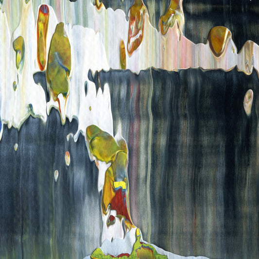 Hold My Trident F3 is an abstract oil-on-canvas artwork, a fractal of its parent painting Hold My Trident created by Anna Judd for the Scales Collection.
