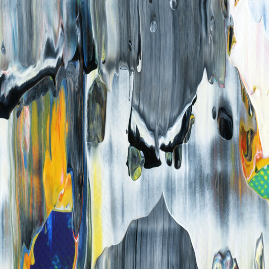 Holy Kykeon C2 is an abstract oil-on-canvas artwork, a fractal of its parent painting Holy Kykeon created by Anna Judd for the Scales Collection.