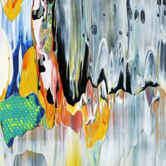 Holy Kykeon C3 is an abstract oil-on-canvas artwork, a fractal of its parent painting Holy Kykeon created by Anna Judd for the Scales Collection.