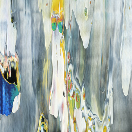 Holy Kykeon D3 is an abstract oil-on-canvas artwork, a fractal of its parent painting Holy Kykeon created by Anna Judd for the Scales Collection.