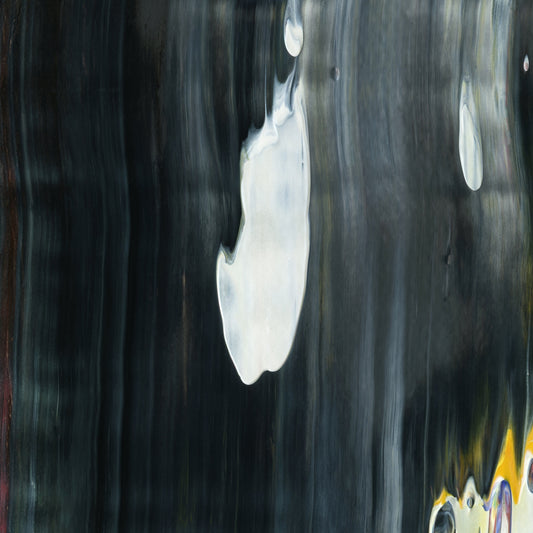 Holy Kykeon E1 is an abstract oil-on-canvas artwork, a fractal of its parent painting Holy Kykeon created by Anna Judd for the Scales Collection.