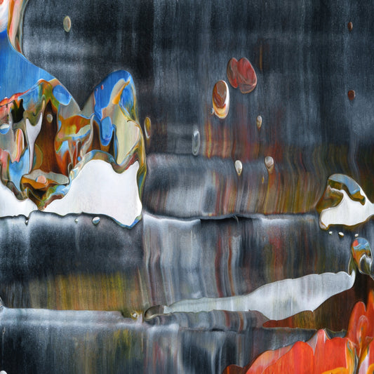 Holy Reclamation B2 is an abstract oil-on-canvas artwork, a fractal of its parent painting Holy Reclamation created by Anna Judd for the Scales Collection.