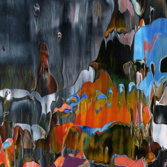 Holy Reclamation B3 is an abstract oil-on-canvas artwork, a fractal of its parent painting Holy Reclamation created by Anna Judd for the Scales Collection.