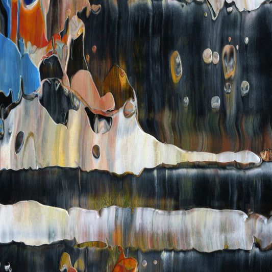 Holy Reclamation B4 is an abstract oil-on-canvas artwork, a fractal of its parent painting Holy Reclamation created by Anna Judd for the Scales Collection.