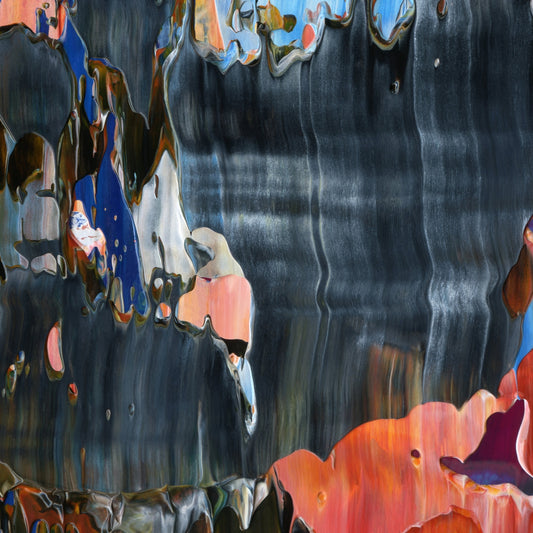Holy Reclamation C1 is an abstract oil-on-canvas artwork, a fractal of its parent painting Holy Reclamation created by Anna Judd for the Scales Collection.