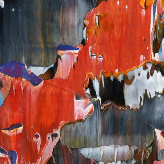 Holy Reclamation C2 is an abstract oil-on-canvas artwork, a fractal of its parent painting Holy Reclamation created by Anna Judd for the Scales Collection.