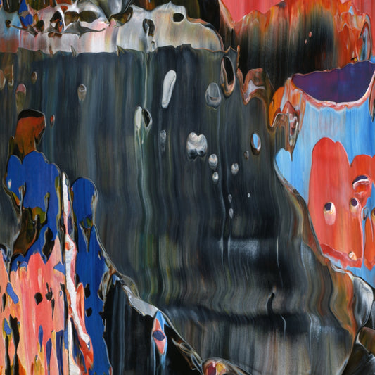 Holy Reclamation D1 is an abstract oil-on-canvas artwork, a fractal of its parent painting Holy Reclamation created by Anna Judd for the Scales Collection.