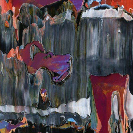 Holy Reclamation D3 is an abstract oil-on-canvas artwork, a fractal of its parent painting Holy Reclamation created by Anna Judd for the Scales Collection.