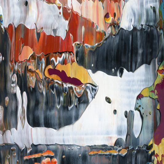 Holy Reclamation D5 is an abstract oil-on-canvas artwork, a fractal of its parent painting Holy Reclamation created by Anna Judd for the Scales Collection.