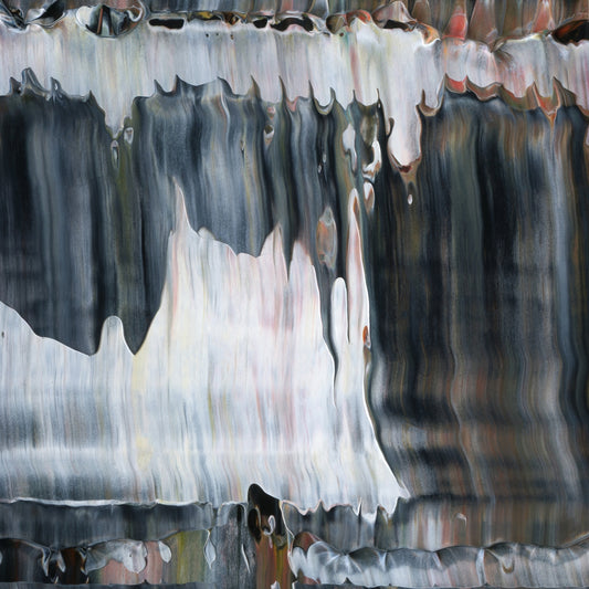 Holy Reclamation E4 is an abstract oil-on-canvas artwork, a fractal of its parent painting Holy Reclamation created by Anna Judd for the Scales Collection.