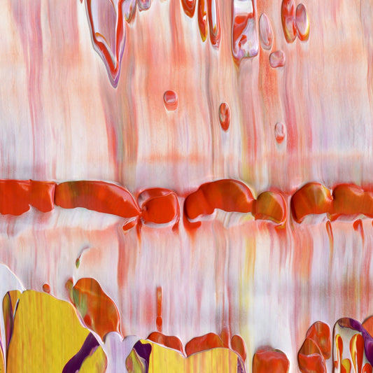 Hook Line and Sinker B2 is an abstract oil-on-canvas artwork, a fractal of its parent painting Hook Line and Sinker created by Anna Judd for the Scales Collection.