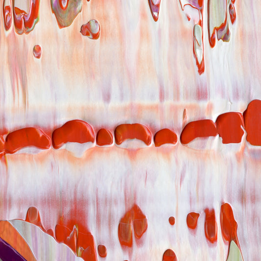 Hook Line and Sinker B3 is an abstract oil-on-canvas artwork, a fractal of its parent painting Hook Line and Sinker created by Anna Judd for the Scales Collection.