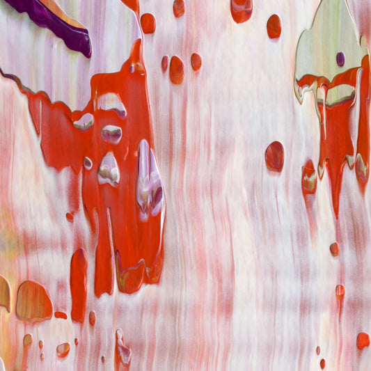Hook Line and Sinker C3 is an abstract oil-on-canvas artwork, a fractal of its parent painting Hook Line and Sinker created by Anna Judd for the Scales Collection.