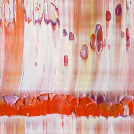Hook Line and Sinker E4 is an abstract oil-on-canvas artwork, a fractal of its parent painting Hook Line and Sinker created by Anna Judd for the Scales Collection.