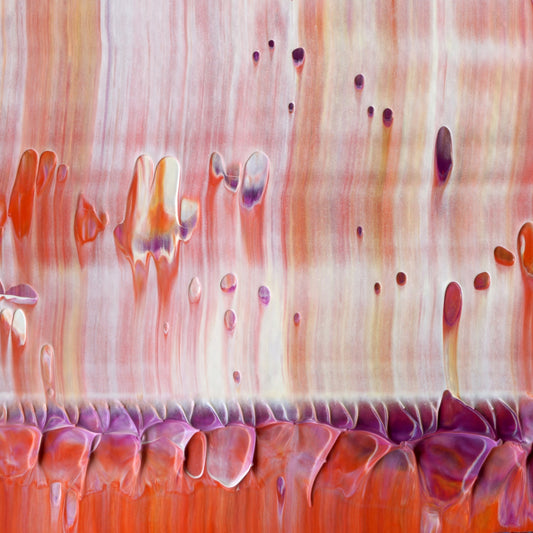 Hook Line and Sinker F4 is an abstract oil-on-canvas artwork, a fractal of its parent painting Hook Line and Sinker created by Anna Judd for the Scales Collection.